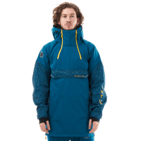 Dragonfly Куртка-анорак сноубордическая Uktus Man Dark Ocean - Yellow в Новосибирске
