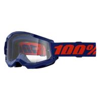 100% Очки Strata 2 Goggle Navy / Clear в Новосибирске