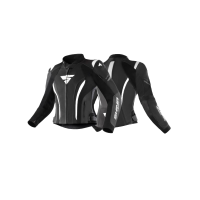 Shima Куртка Кожаная женская Miura 2.0 Black/White в Новосибирске