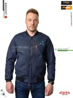 Starks EF56 Мотокуртка джинсовая Knight темно-синий в Новосибирске