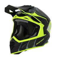 Acerbis Шлем кроссовый X-Track 22-06 Black/Fluo-Yellow в Новосибирске