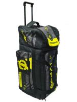 Grom Сумка для экипировки с колесами MX1 Gearbag Fragments Neongrey в Новосибирске