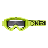 Oneal Маска кроссовая B-Zero V.22 желтая оправа, прозрачная линза в Новосибирске