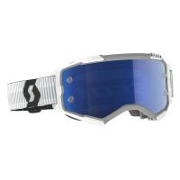 Scott Очки кроссовые Fury white blue chrome works в Новосибирске