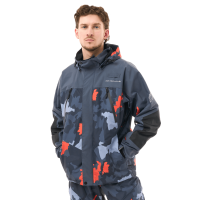 Dragonfly Мембранная куртка Quad 2.0 Man 2025 Grey - Orange Camo в Новосибирске