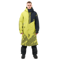 Dragonfly Плащ зимний Race Coat Man 2025 Lime-Black в Новосибирске