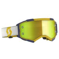 Scott Очки кроссовые Fury yellow/blue yellow chrome works в Новосибирске