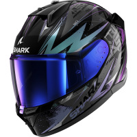 Shark Шлем D-Skwal 3 Blast-R Black/Green/Glitter в Новосибирске