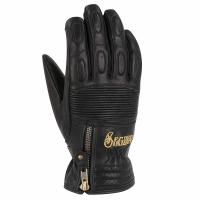 Segura Перчатки кожаные женские Lady Sultana Black Edition Black в Новосибирске