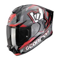 Scorpion Exo Мотошлем Exo-530 Air Rok Серый/Черный/Красный в Новосибирске