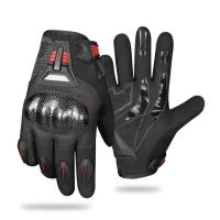 Ones Again Перчатки текст MG07-CF black-red в Новосибирске