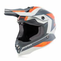 Acerbis Шлем детский Impact Steel Junior Orange/Grey в Новосибирске