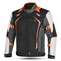 Dimox Мотокуртка текстиль Horizon Mens Orange/Black в Новосибирске
