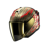 Shark Шлем Skwal I3 Jet Venum Black/Red/Gold в Новосибирске