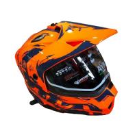 AiM Шлем детский JK802Y Orange/Blue в Новосибирске