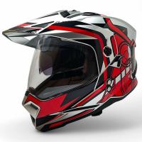 AIM Шлем кросс/эндуро JK802S Red/Grey/Black в Новосибирске