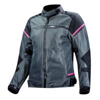 LS2 Мотокуртка женская Riva Lady черно-темно-серо-розовый в Новосибирске