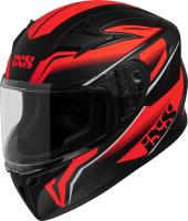 IXS Шлем 136 2.0 Kids Star 2 Черно-красно матовый в Новосибирске