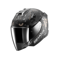 Shark Шлем Skwal I3 Jet Hellcat Mat Black/Chrome/Anthracite в Новосибирске