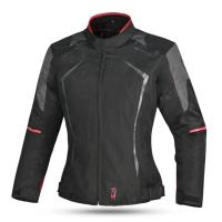 Dimox Мотокуртка текстиль Horizon Women Black/Red в Новосибирске