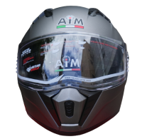 AIM Шлем интеграл JK320 Grey Metal в Новосибирске