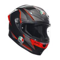 AGV Шлем K6 S 2206 Slashcut Black/Grey/Red в Новосибирске