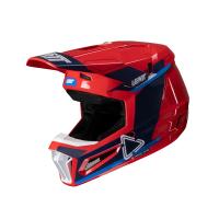 Leatt Шлем кроссовый детский Helmet Kit Moto 3.5 Jr V25 Royal в Новосибирске