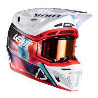 Leatt Шлем кроссовый 8.5 Royal Blue-Red V26 + очки Velocity 5.5 в Новосибирске