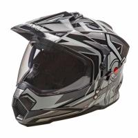 AIM Шлем кросс/эндуро JK802S Black/Grey/White в Новосибирске