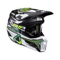 Leatt Шлем кроссовый 3.5 V26 Storm Teal + очки Vizion 3.5 в Новосибирске