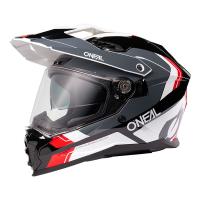 Oneal Шлем кроссовый со стеклом D-SRS Nomad черный/красный в Новосибирске