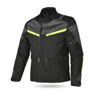 Dimox Мотокуртка текстиль Tour Tech Mens Black/Grey/Yellow в Новосибирске