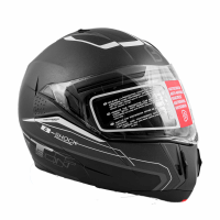 Beon Шлем модуляр B-700 Matt Grey/Black White в Новосибирске