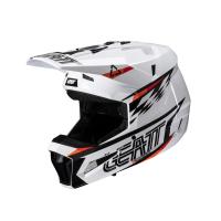 Leatt Шлем кроссовый детский Helmet Kit Moto 3.5 Jr V25 White в Новосибирске