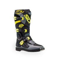 Sidi Ботинки детские Flame Black/Lime/Grey в Новосибирске