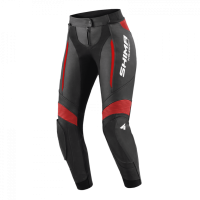 Shima Мотоштаны Кожаные женские Miura 2.0 Black/Red в Новосибирске