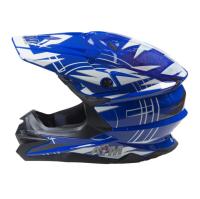 AiM Шлем кроссовый JK803S Blue/White в Новосибирске