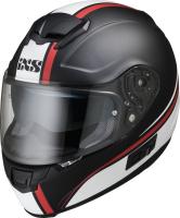 IXS Мотошлем HX 215 2.1 Черно-красно-белый матовый в Новосибирске