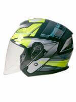 AiM Шлем открытый JK526 Yellow/Grey/Black в Новосибирске