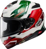 Shoei Шлем NXR 2 Capriccio Зелено-Белый-Красный TC-11 в Новосибирске