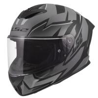 LS2 Мотошлем FF820 Rapid III Xtrem Black Grey в Новосибирске