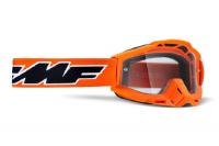 100% Маска кросс FMF Powerbomb Rocket Orange - прозрачная линза в Новосибирске