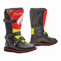 Forma Ботинки кроссовые детские Rock Black/Red/Yellowfluo в Новосибирске