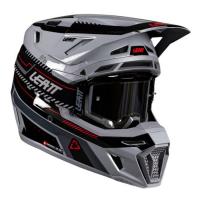 Leatt Шлем кроссовый 8.5 Grey V26 + очки Velocity 5.5 в Новосибирске