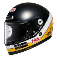 Shoei Мотошлем Glamster 06 Abiding черно-бело-желтый TC-3 в Новосибирске