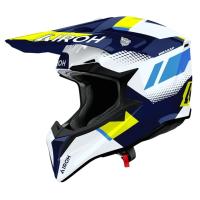 Airoh Шлем Wraaap Vision Yellow-Blue Gloss в Новосибирске