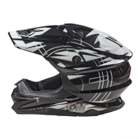 AiM Шлем кроссовый JK803S White/Black в Новосибирске
