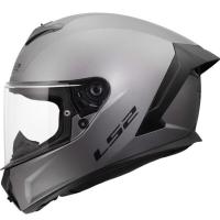 LS2 Мотошлем FF820 Rapid IIl Solid серый матовый в Новосибирске