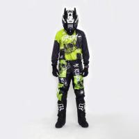 Grom Штаны кроссовые подростковые MX Religion lime в Новосибирске
