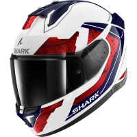 Shark Шлем Skwal i3 Rhad White/Chrome/Red в Новосибирске